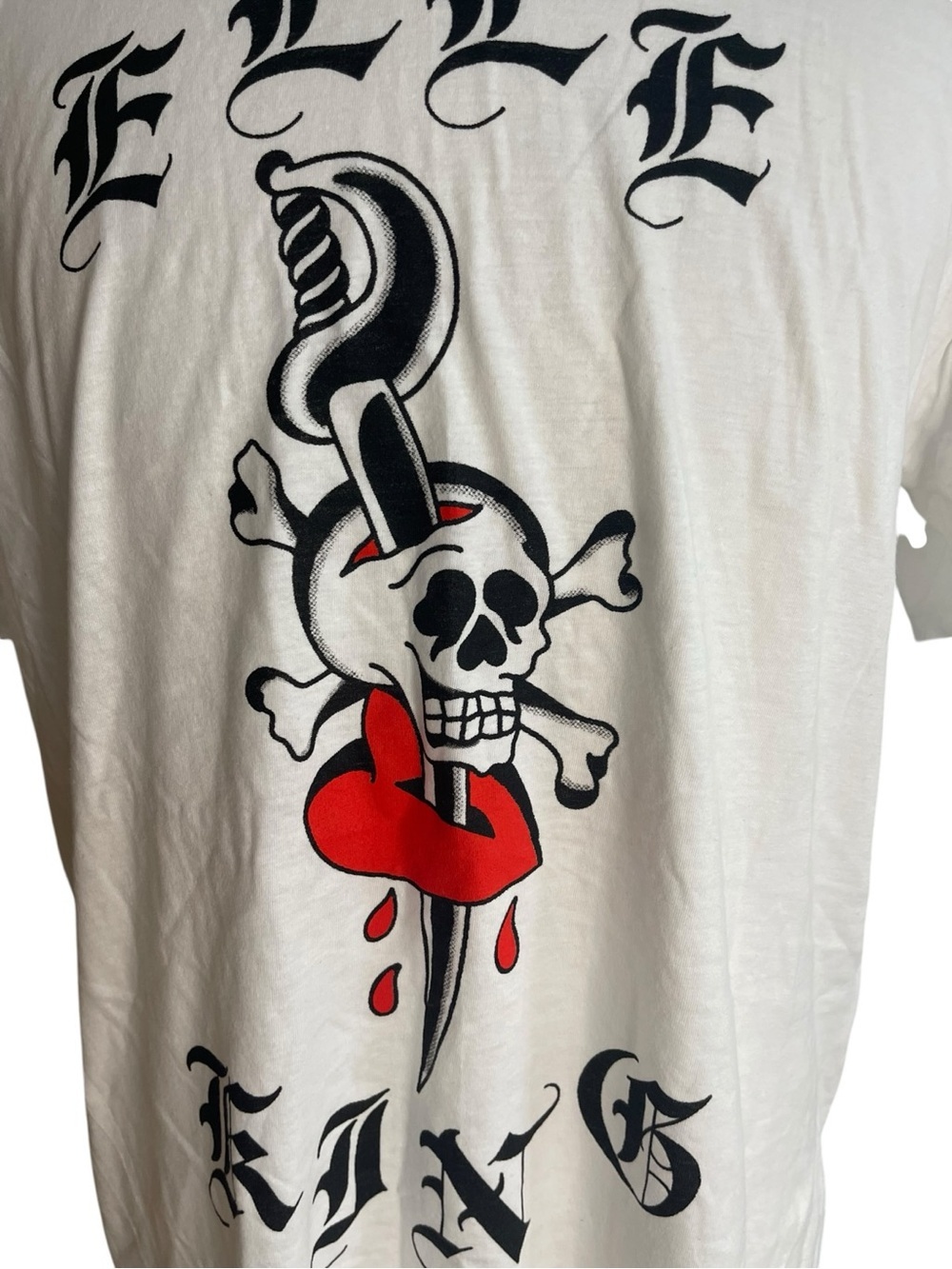 Elle King Tattoo Graphic Concert Tour T-Shirt White - Picture 2 of 7